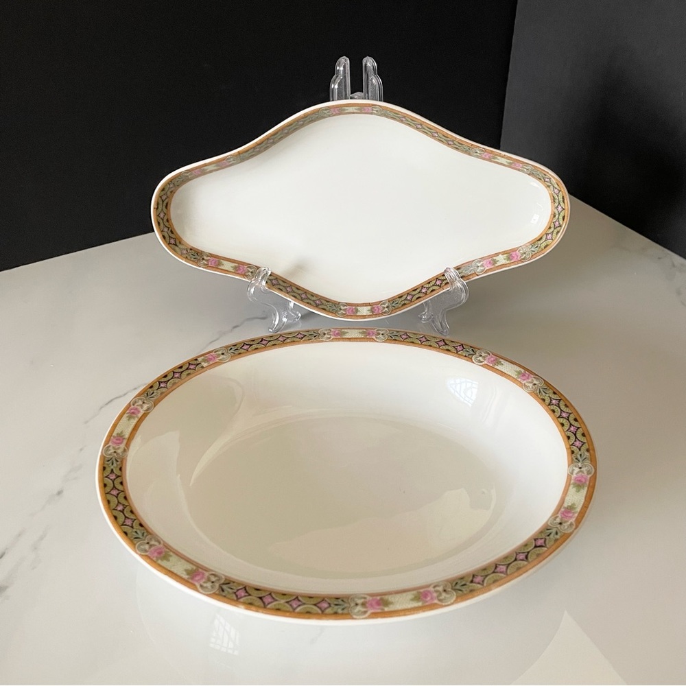 Vegetable Serving Bowl & Tray - Guerin Limoges